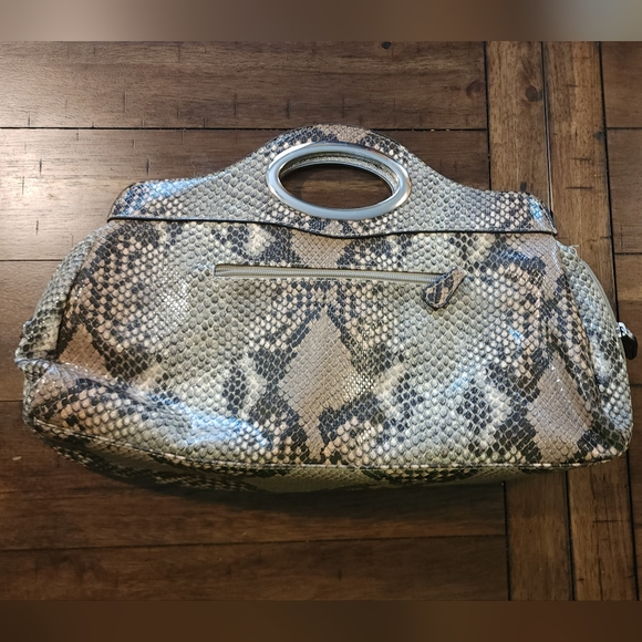 Nicole By Nicole Miller snakeskin hand bag - Picture 3 of 5